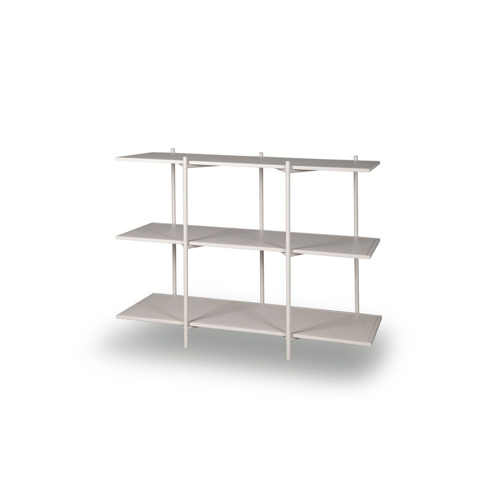 Cross Shelving Unit Medium - Warm Beige gallery detail image