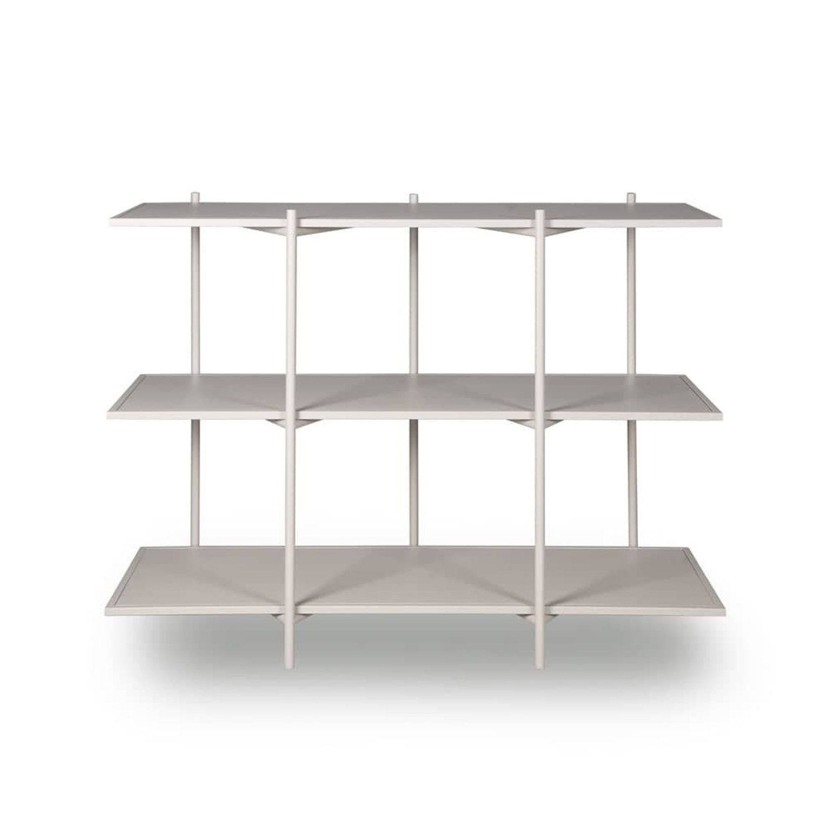 Cross Shelving Unit Medium - Warm Beige gallery detail image
