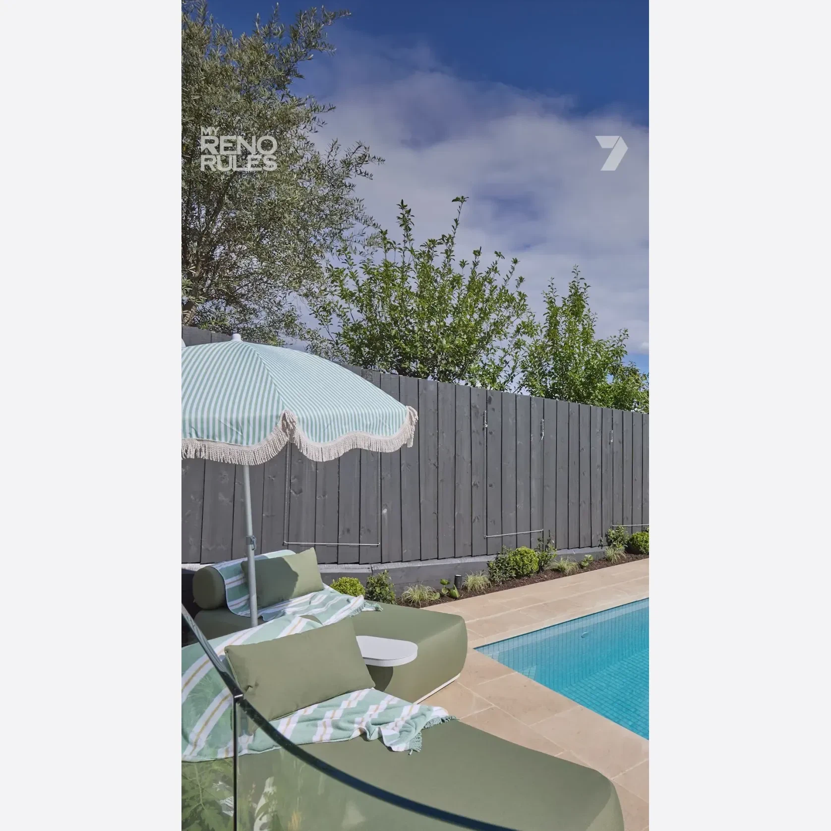 Sinai Pearl Brushed Limestone Pool Coping gallery detail image