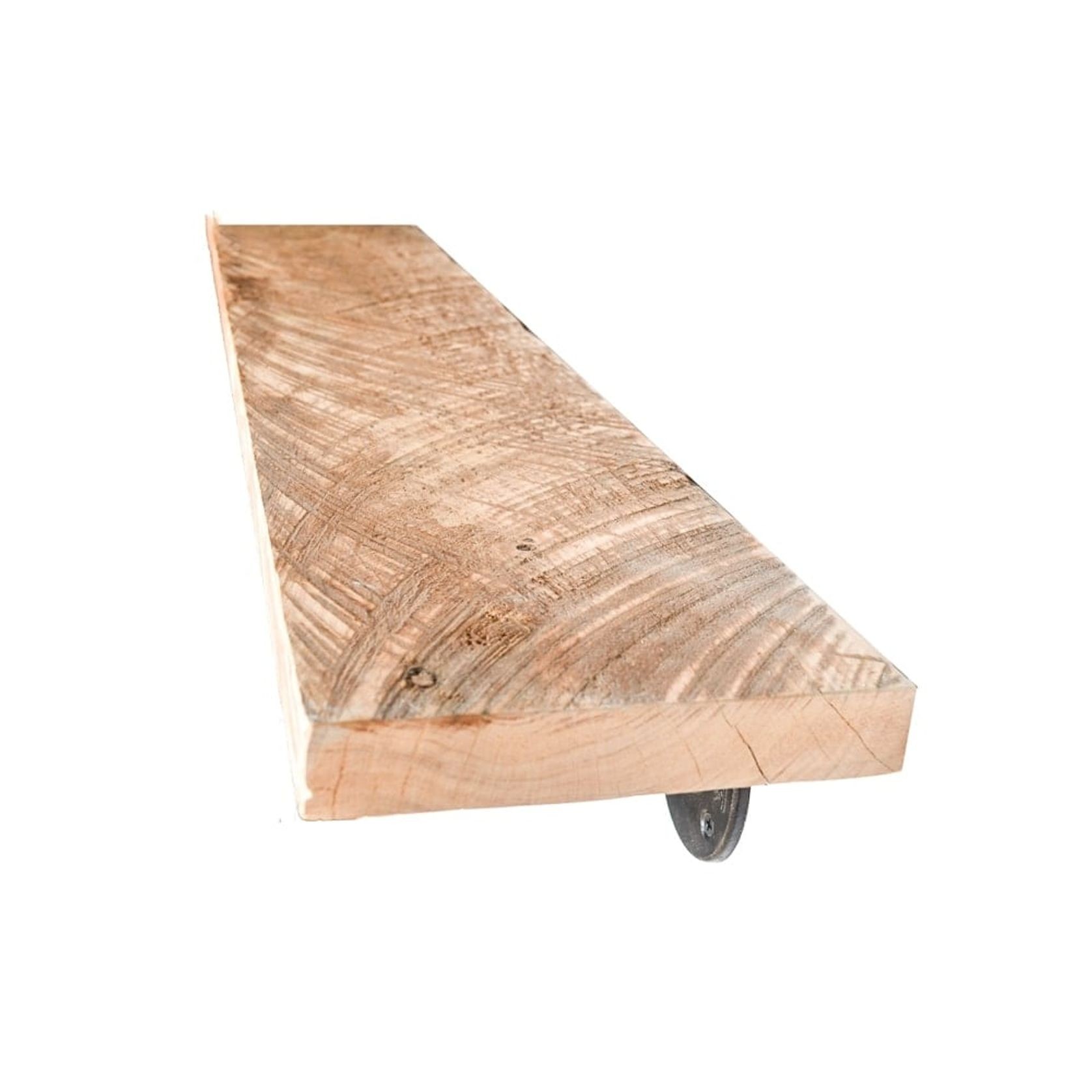 Macrocarpa Pipe Bracket Shelf 15cm gallery detail image