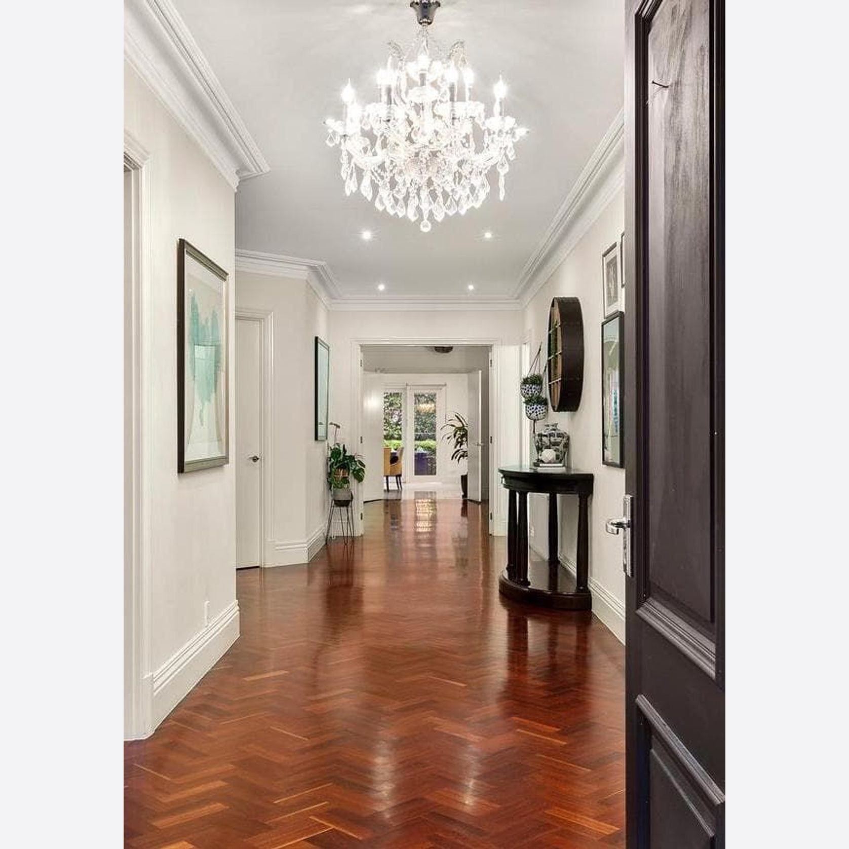 Maria Theresa Crystal Chandelier Grande 13 Light - Chrome gallery detail image