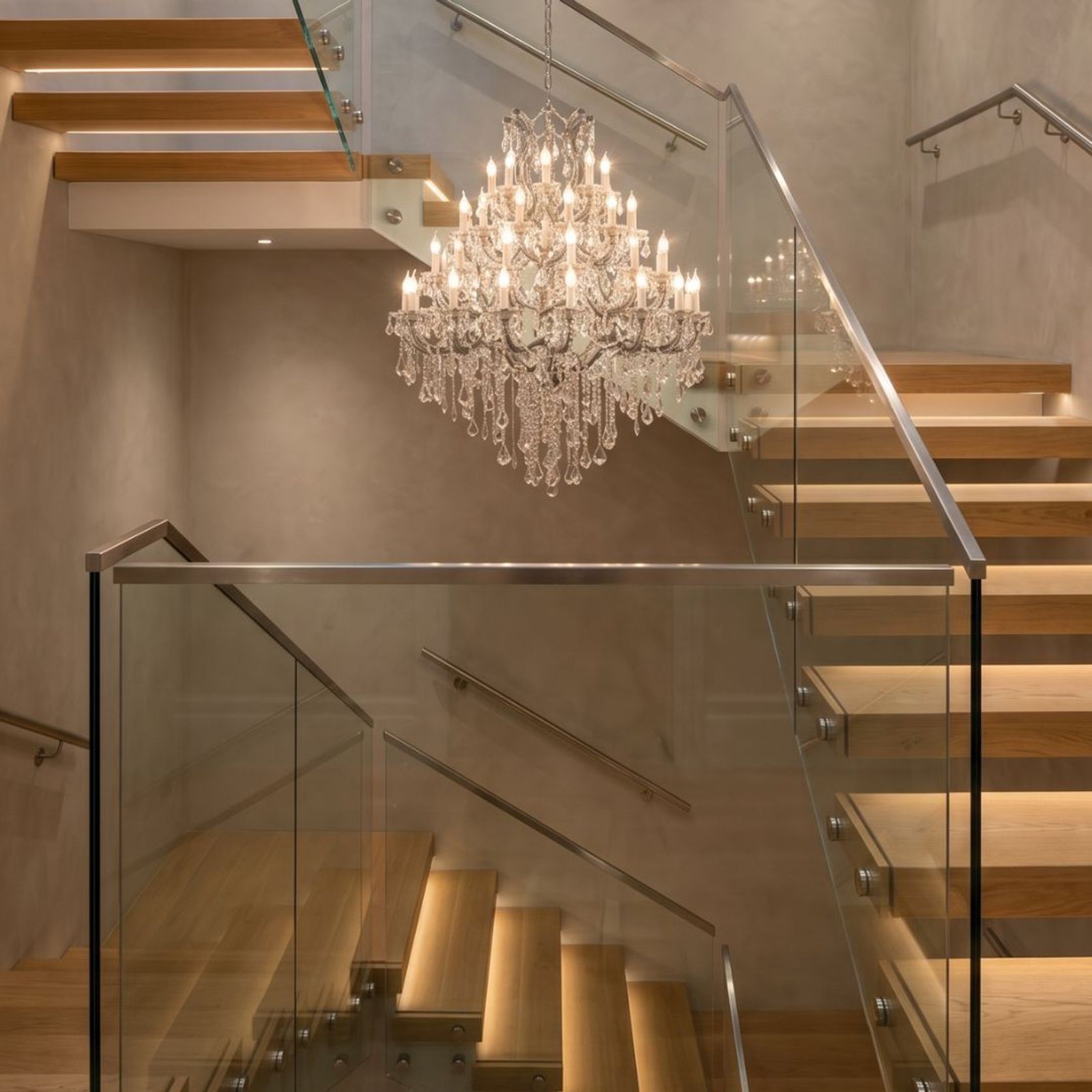 Maria Theresa Crystal Chandelier Grande 48 Light - Rust gallery detail image