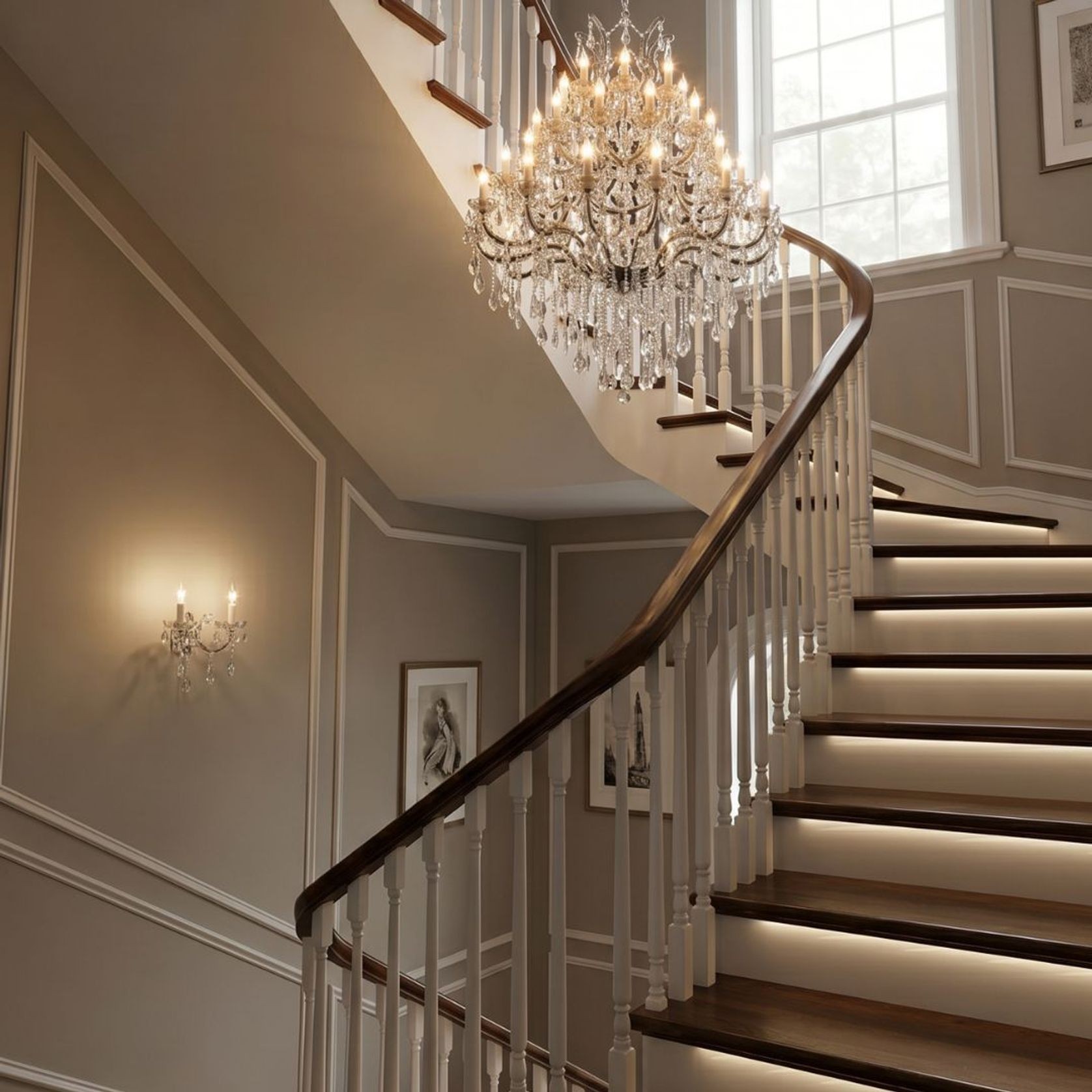 Maria Theresa Crystal Chandelier Grande - Smoke - 48 Light gallery detail image