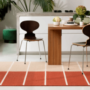 Marimekko Tiibet - Burnt Orange | 100% Wool Designer Floor Rug gallery detail image