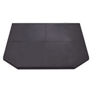 Matte Black Straight Wall Hearth gallery detail image