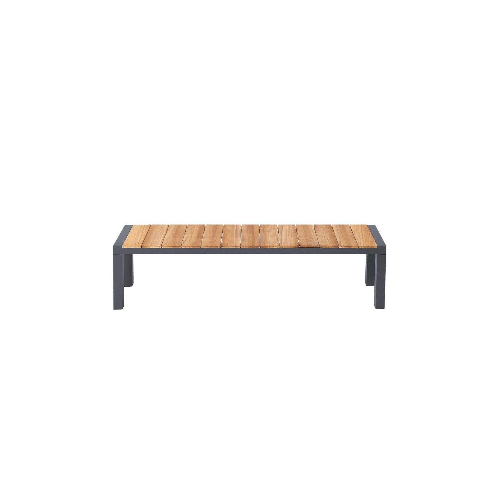 Nimbus Teak Outdoor Bench Seat + Aluminium Frame 180cm gallery detail image