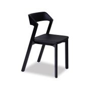 Merano Dining Chair - Black Stained - by TON gallery detail image