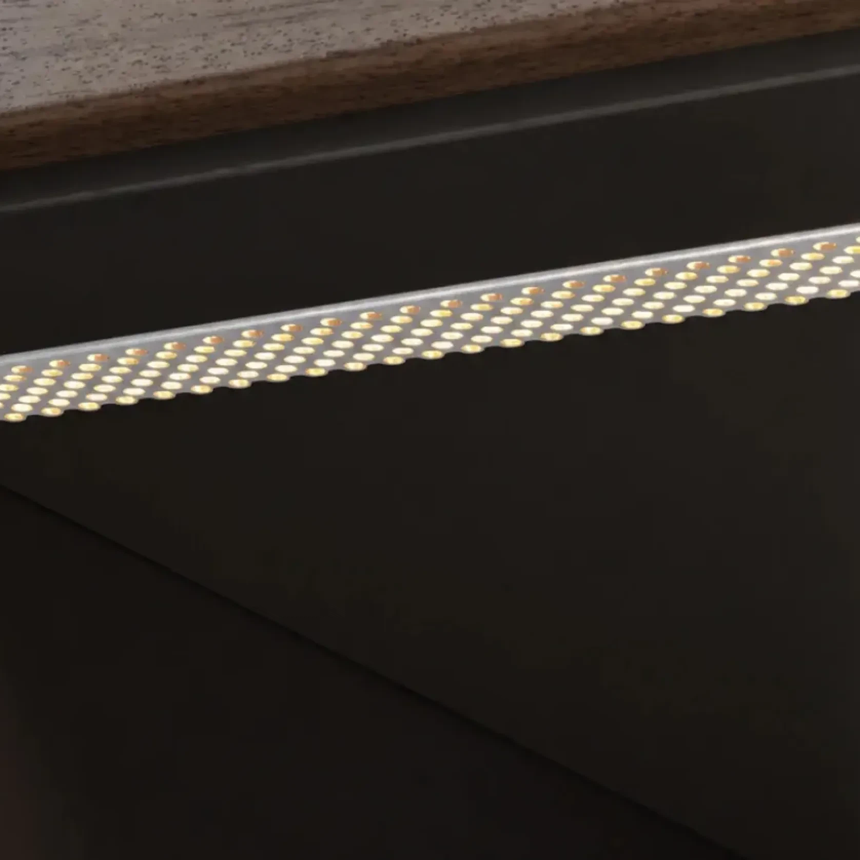 Micro-Perforated Aluminium LED Channel R1 Wind System gallery detail image