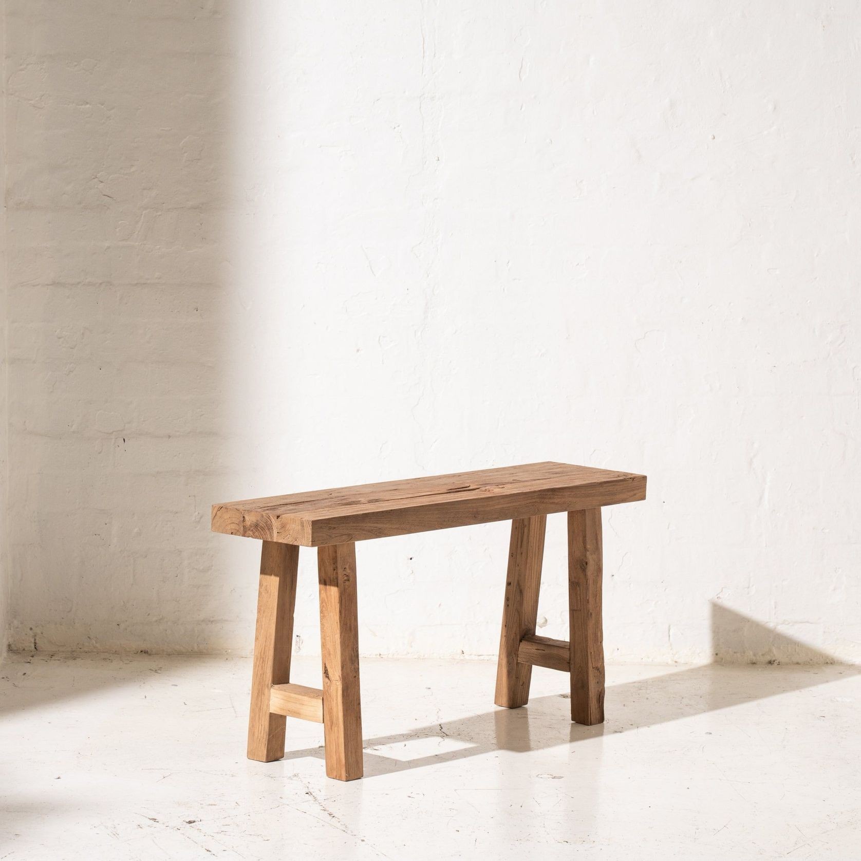 Mikha Rustic Bench Seat gallery detail image