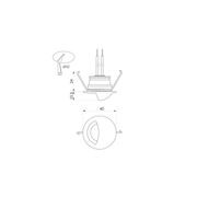 Mini Eyelid In Wall Light gallery detail image