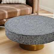 Mother of Pearl Inlay Coffee Table - Mirelle - Black gallery detail image