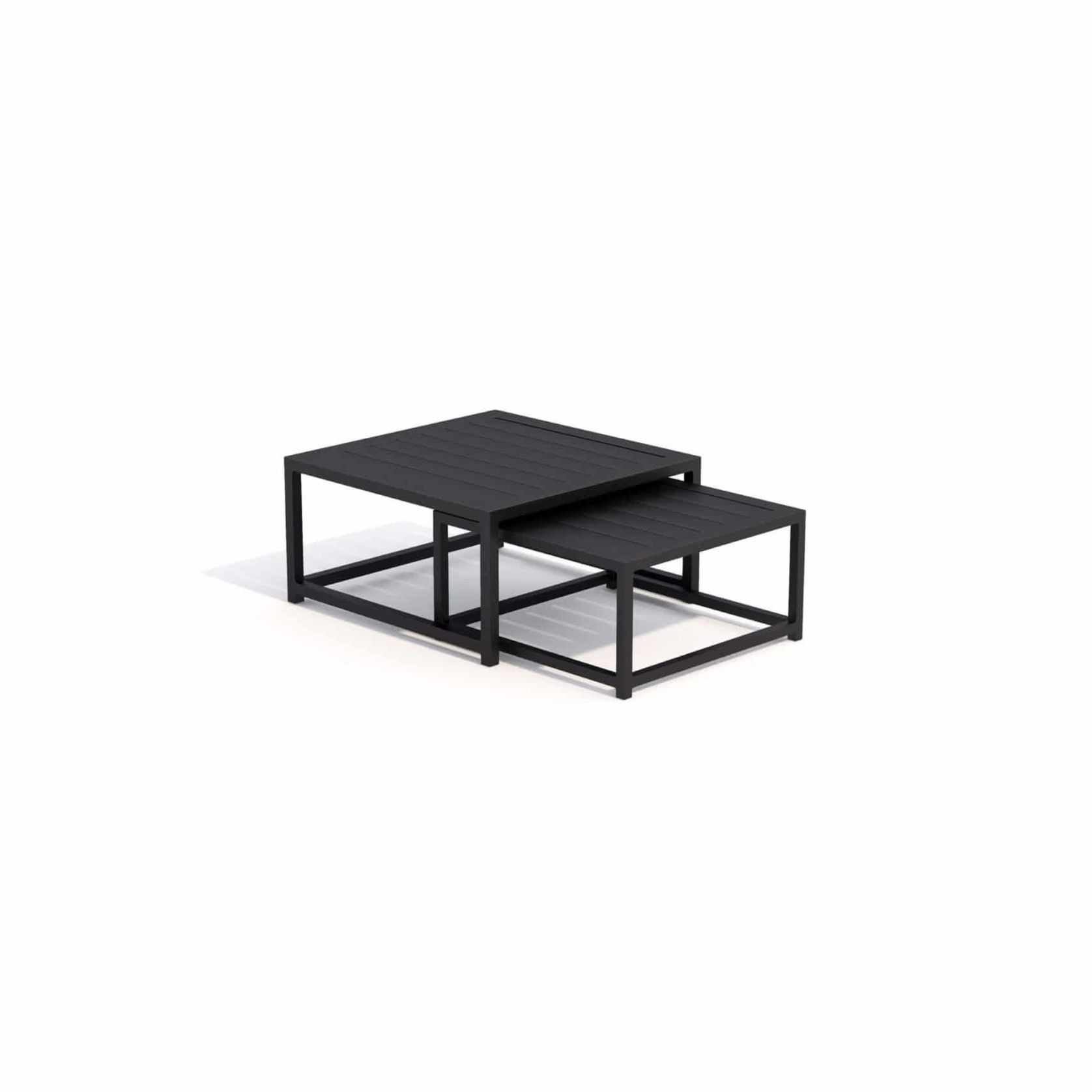 Mood Square Coffee Table Set Black gallery detail image