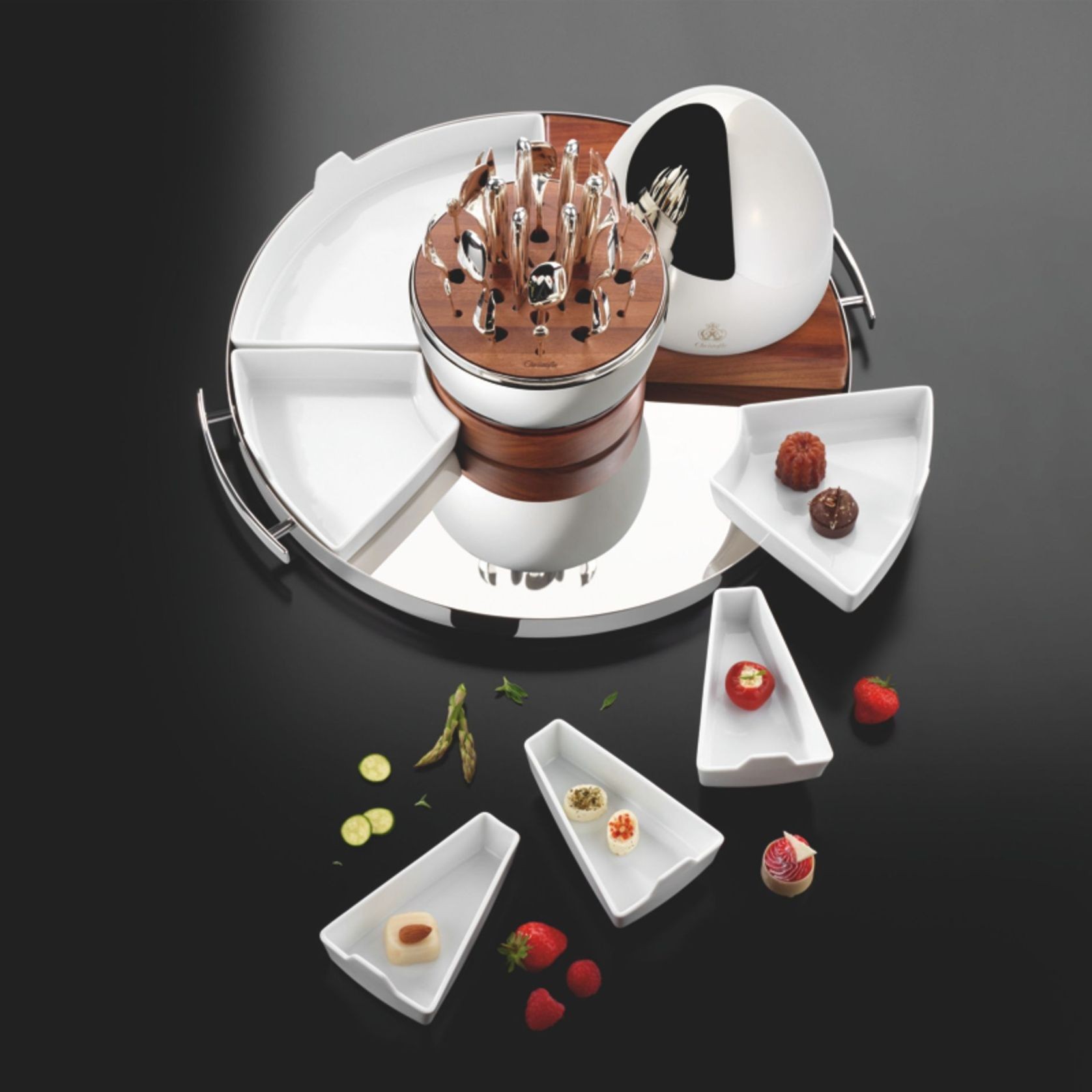 Mood Party Cutlery Accessory Set in Egg gallery detail image