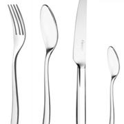 Mood Silver 24 Piece Cutlery Set in Egg gallery detail image
