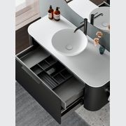 Nature 1200 Vanity | Inset Basin & Pillar Drawer Front gallery detail image