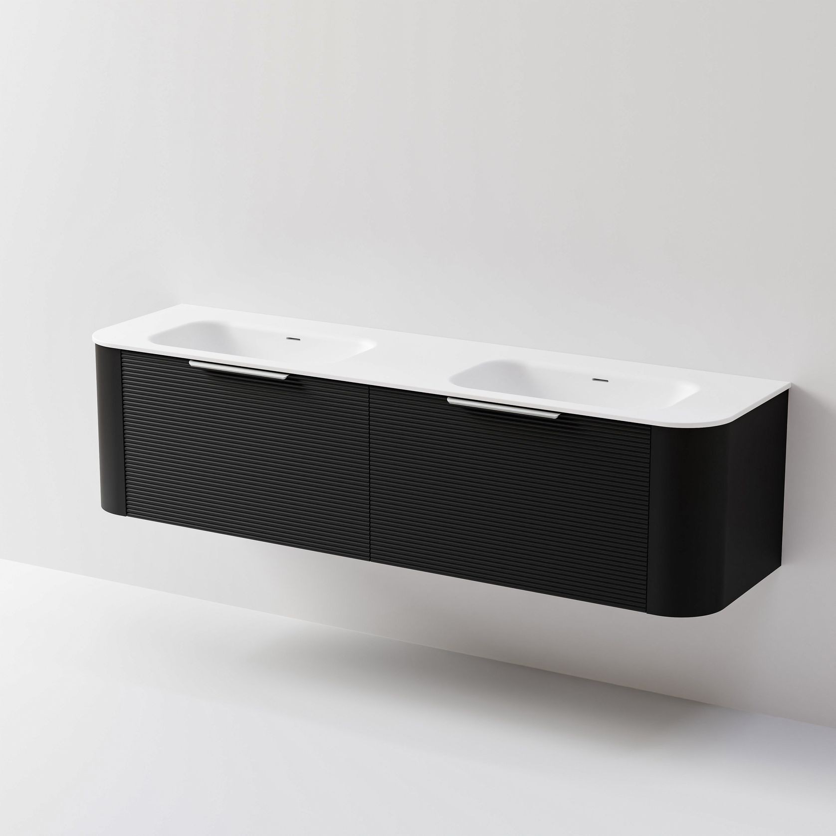 Nature 1800 Vanity | Double Inset Basin & Orchard Drawer Front gallery detail image