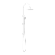 Mecca Twin Shower With Air Shower Matte White gallery detail image