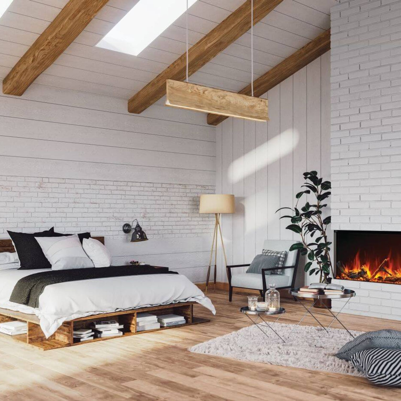 Astound 62 FlexMount Electric Fireplace gallery detail image