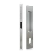 Mardeco 'M' Series Flush Pull Euro Lock Set Key Locking Polished Chrome for Timber and Aluminum Doors PC8104/SET *No Cylinder* gallery detail image