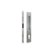 Mardeco 'M' Series Flush Pull Euro Lock Set Key Locking Polished Chrome for Timber and Aluminum Doors PC8104/SET *No Cylinder* gallery detail image