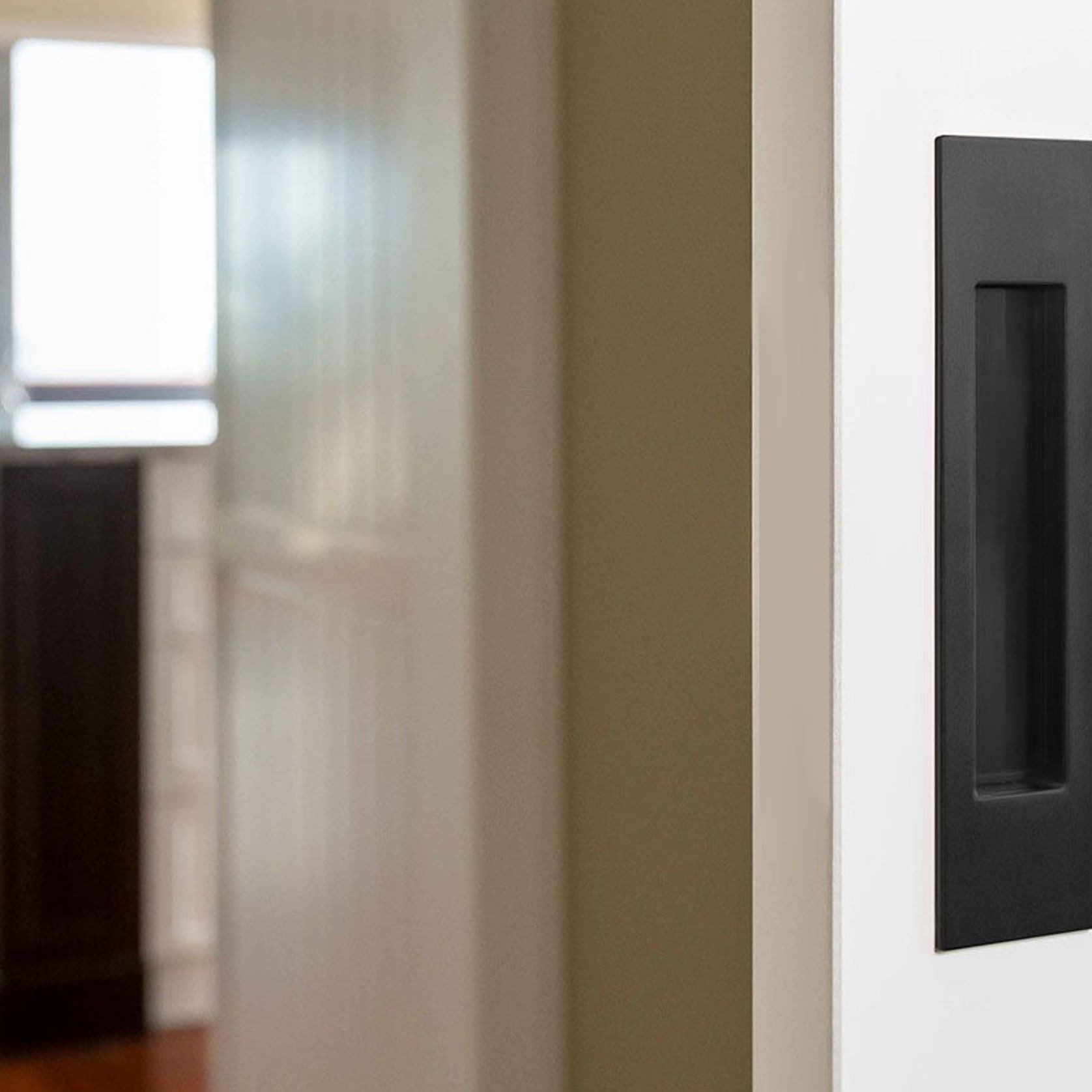 Mardeco 'M' Series Flush Pull Satin Chrome for Timber and Aluminum Sliding Double Doors SC8002/190 *Single* gallery detail image