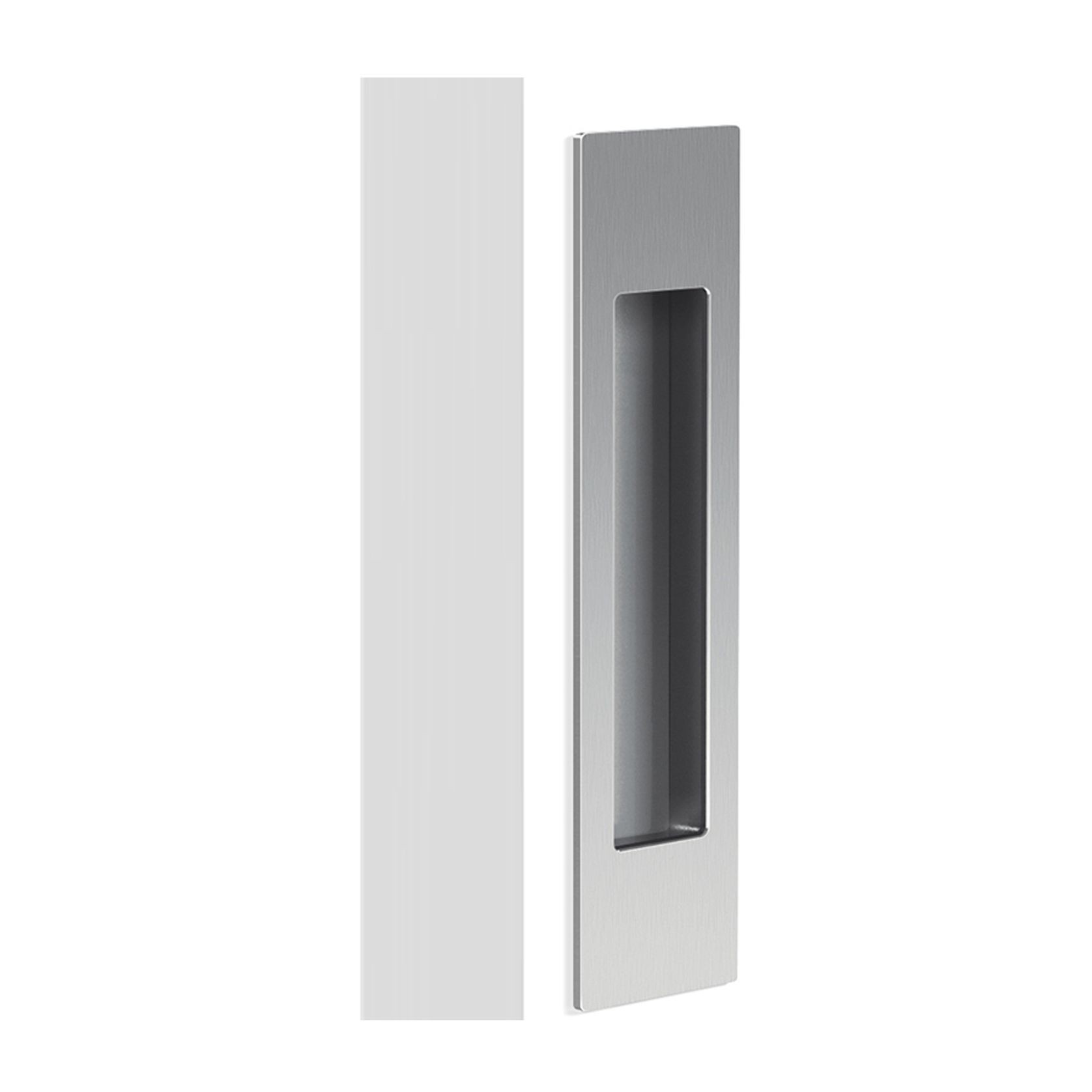 Mardeco 'M' Series Flush Pull Satin Chrome for Timber and Aluminum Sliding Double Doors SC8002/190 *Single* gallery detail image