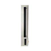 Nidus OZI 4 Mortice Lock Entry Door Pull Handle Set Black CDL-888-O-REC-BL gallery detail image