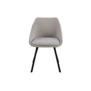 NILES Dining Chair - Beige & Black gallery detail image