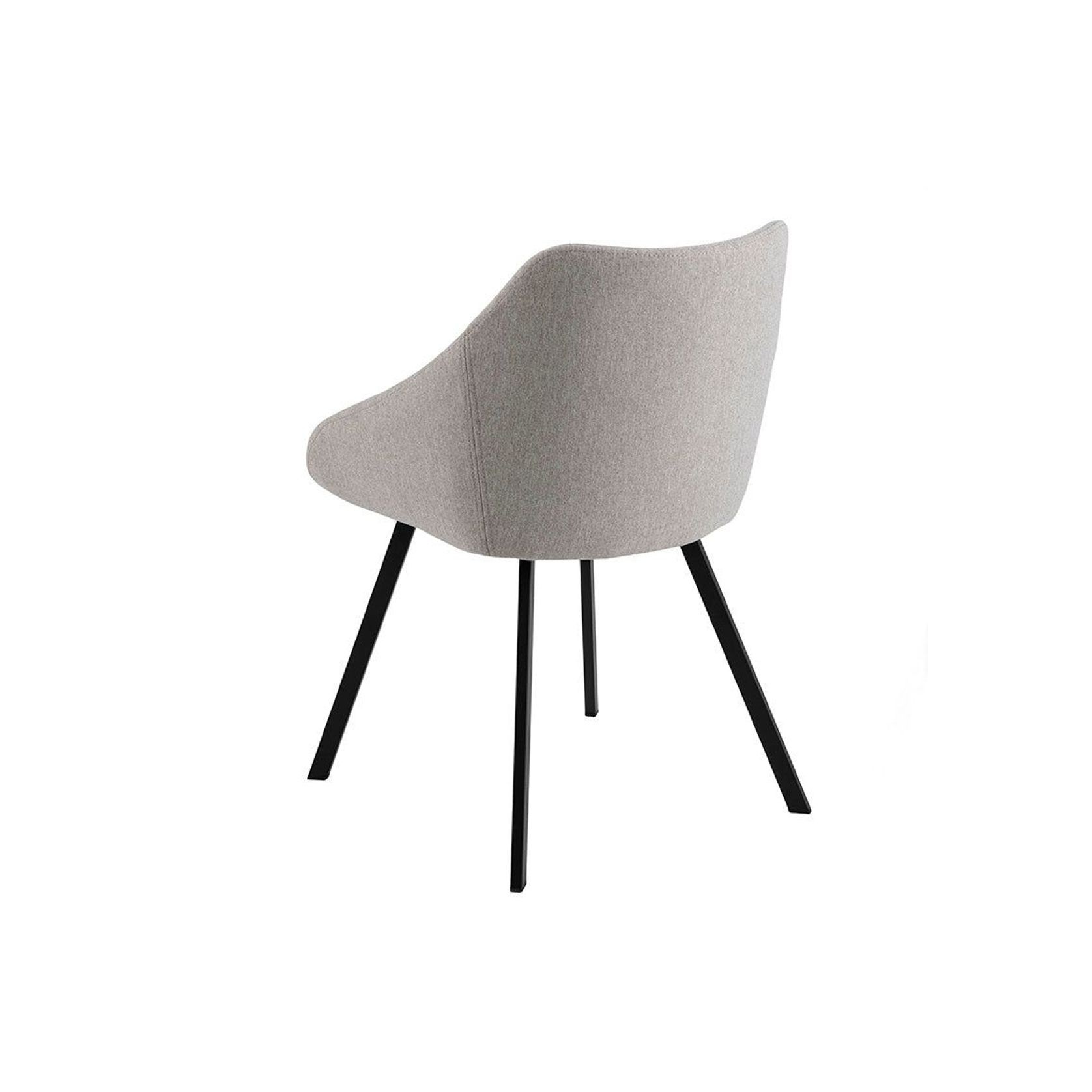 NILES Dining Chair - Beige & Black gallery detail image