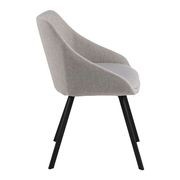 NILES Dining Chair - Beige & Black gallery detail image