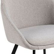 NILES Dining Chair - Beige & Black gallery detail image