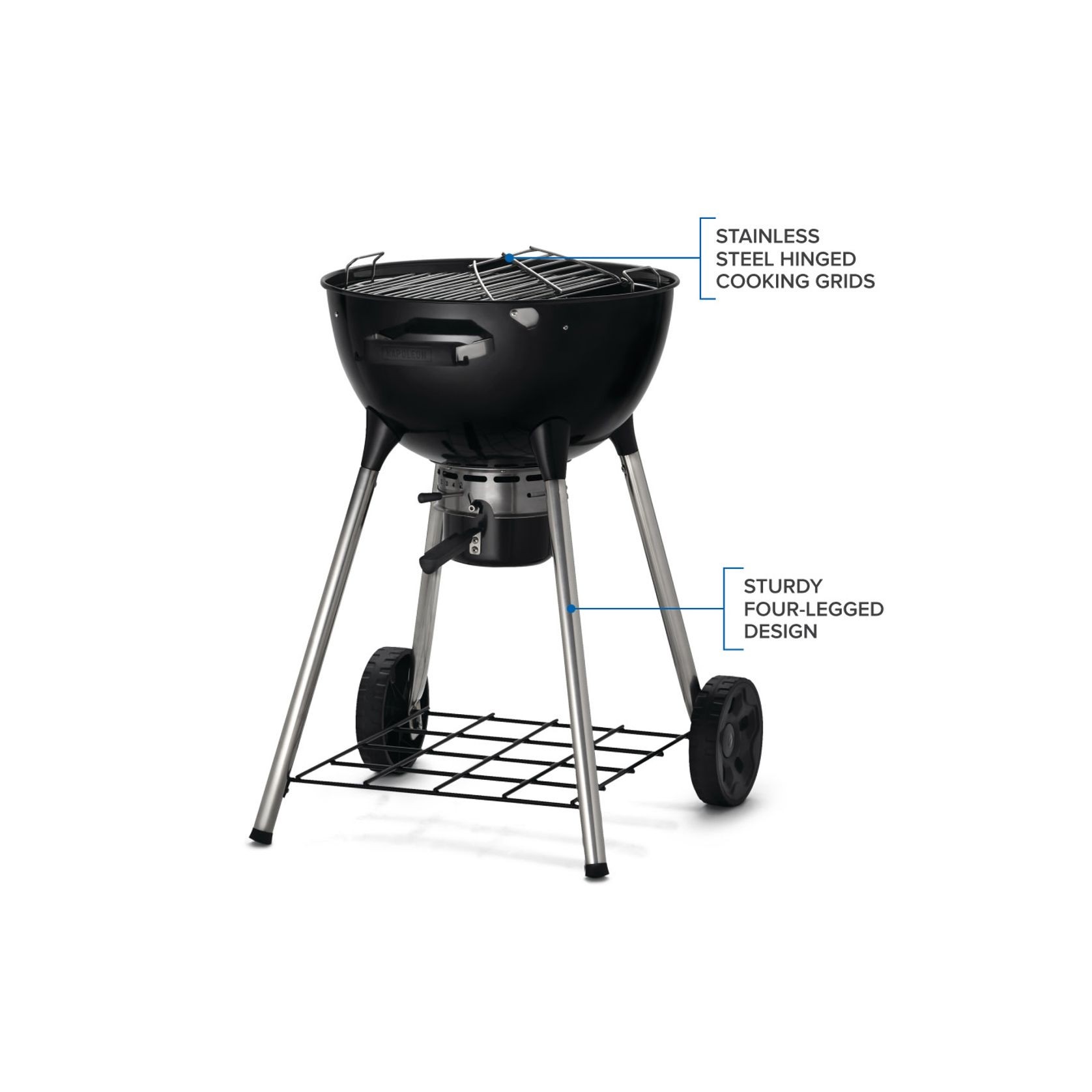 NK18 Charcoal Kettle Grill, Black gallery detail image