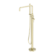 Zen SS316L Freestanding Bath Mixer | Brushed Gold gallery detail image