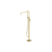 Zen SS316L Freestanding Bath Mixer | Brushed Gold gallery detail image