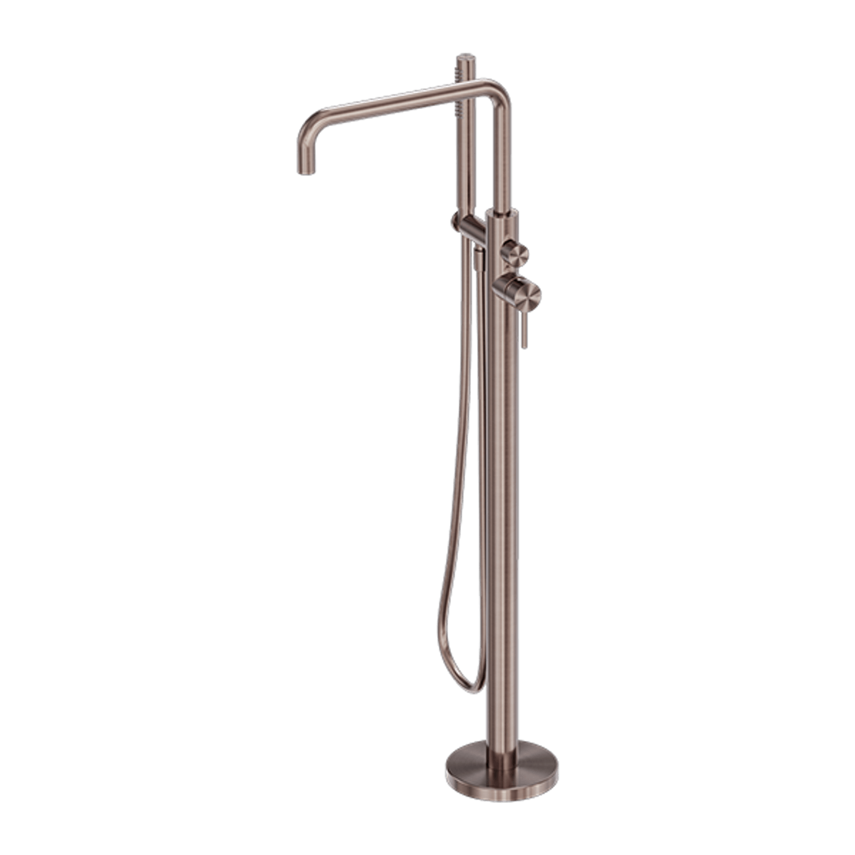 Zen SS316L Freestanding Bath Mixer | Brushed Bronze gallery detail image