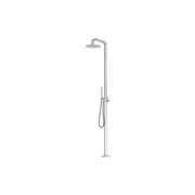 Zen SS316L Outdoor Freestanding Shower Column | Brushed Nickel gallery detail image