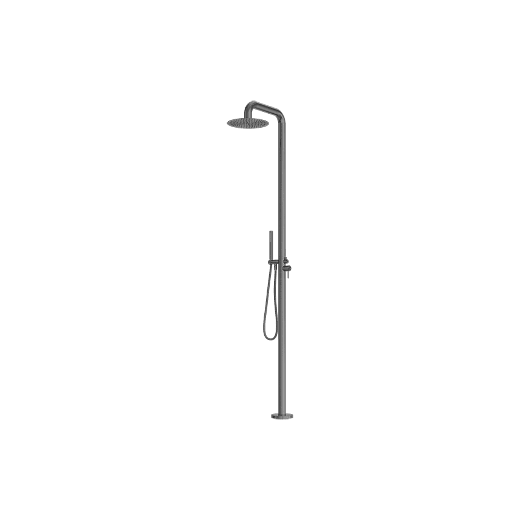 Zen SS316L Outdoor Freestanding Shower Column | Graphite gallery detail image