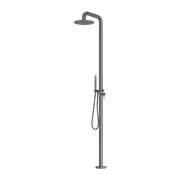 Zen SS316L Outdoor Freestanding Shower Column | Graphite gallery detail image