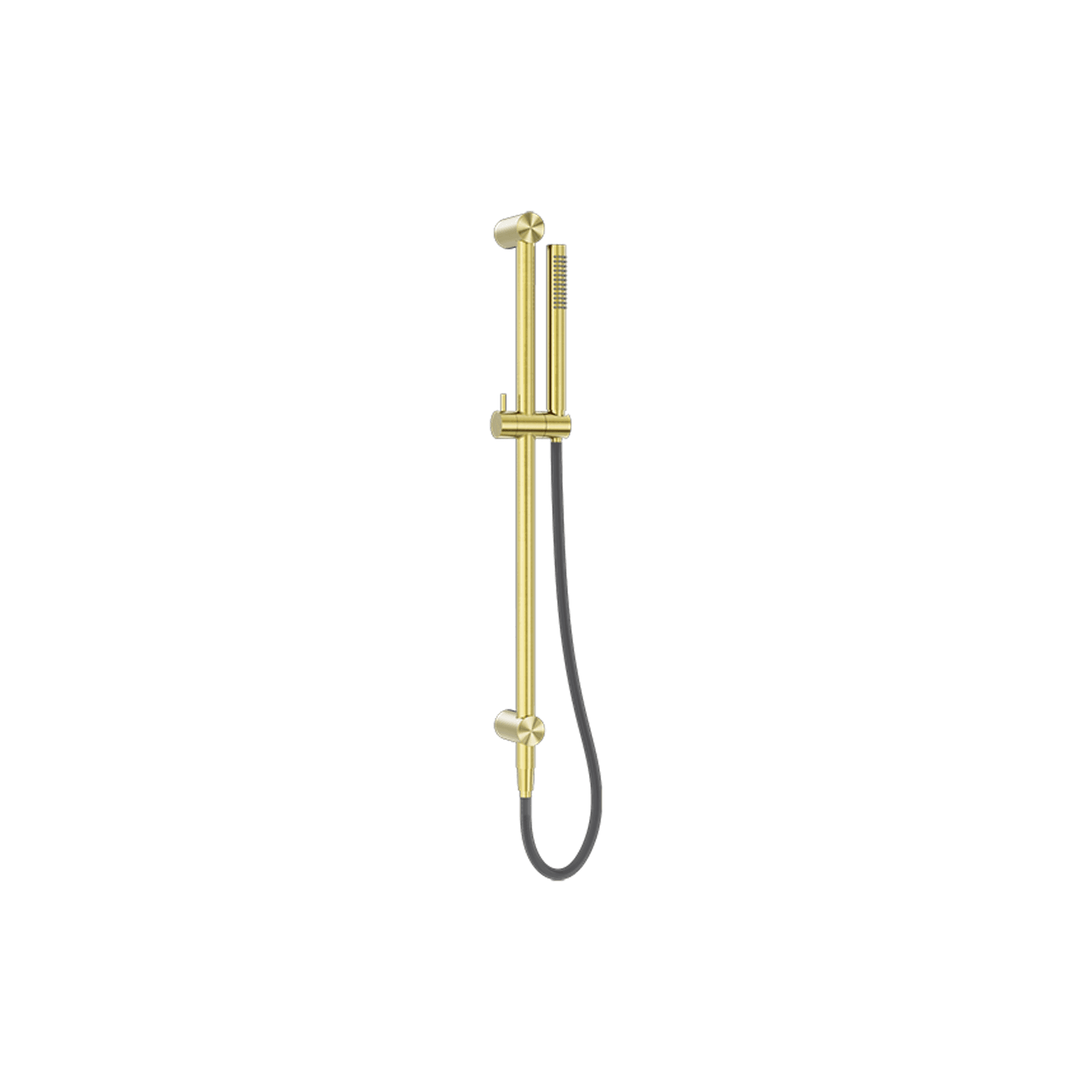 Zen SS316L Shower Rail & Outdoor Shower Hose | Brushed Gold gallery detail image