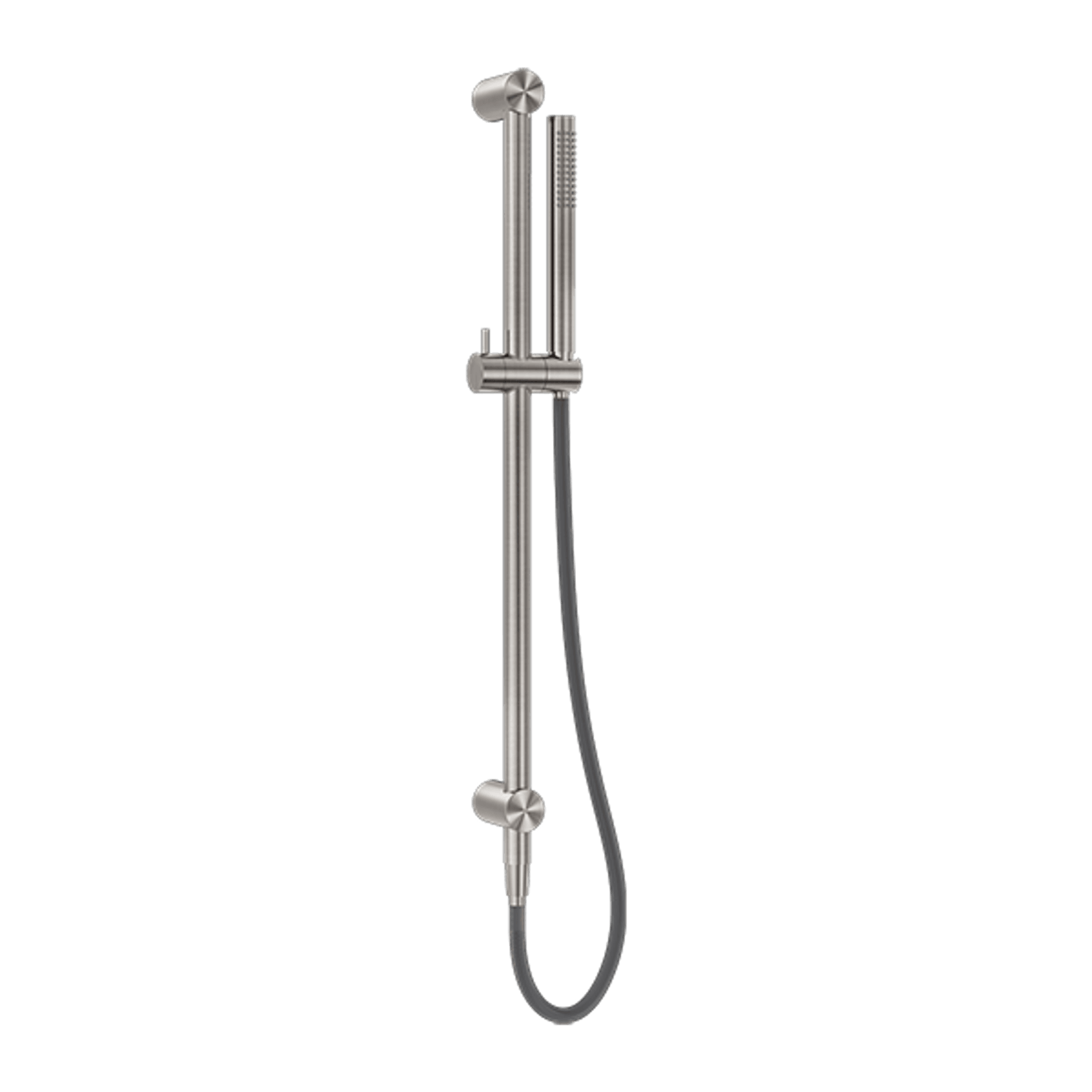 Zen SS316L Shower Rail & Outdoor Shower Hose | Brushed Nickel gallery detail image