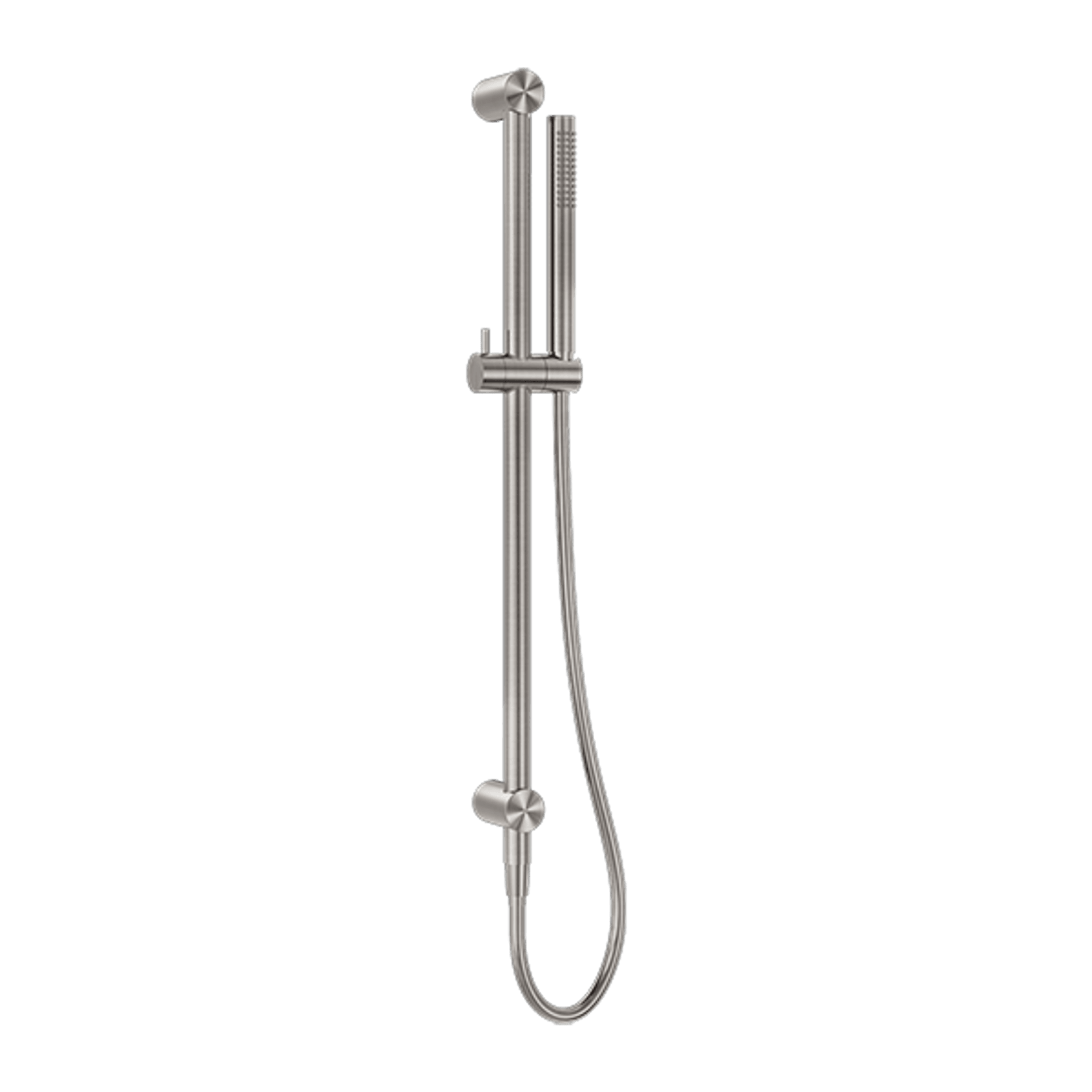 Zen SS316L Shower Rail | Brushed Nickel gallery detail image