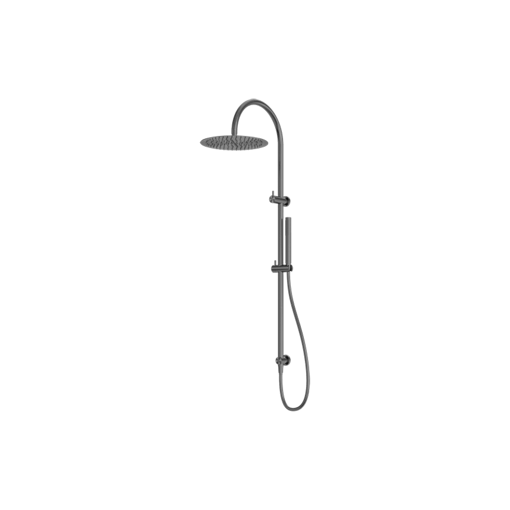 Zen SS316L Twin Shower Set | Graphite gallery detail image