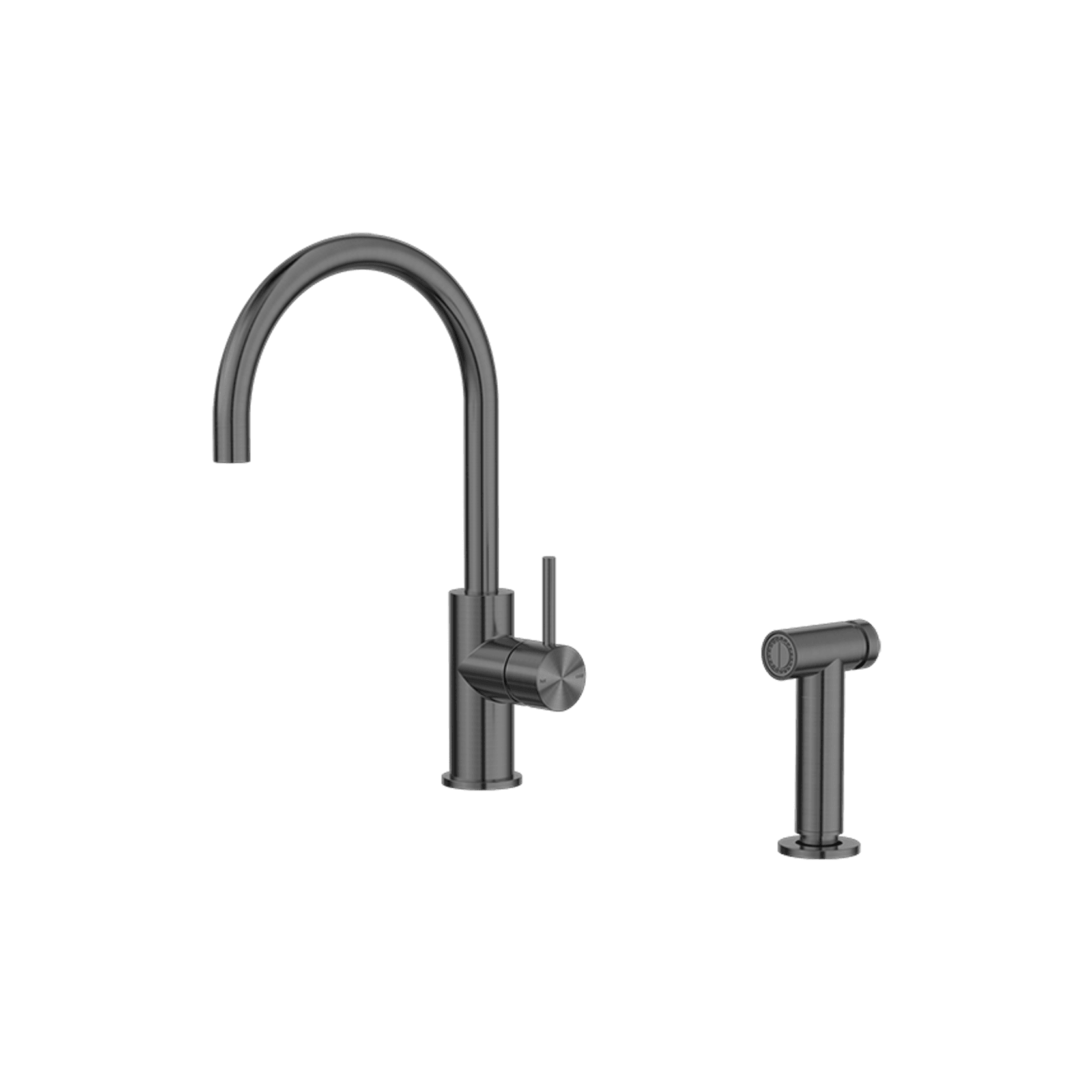 Zen SS316L Kitchen Mixer & Hand Spray | Graphite gallery detail image