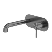 Zen SS316L Wall Basin/Bath Mixer 185mm Spout | Graphite gallery detail image