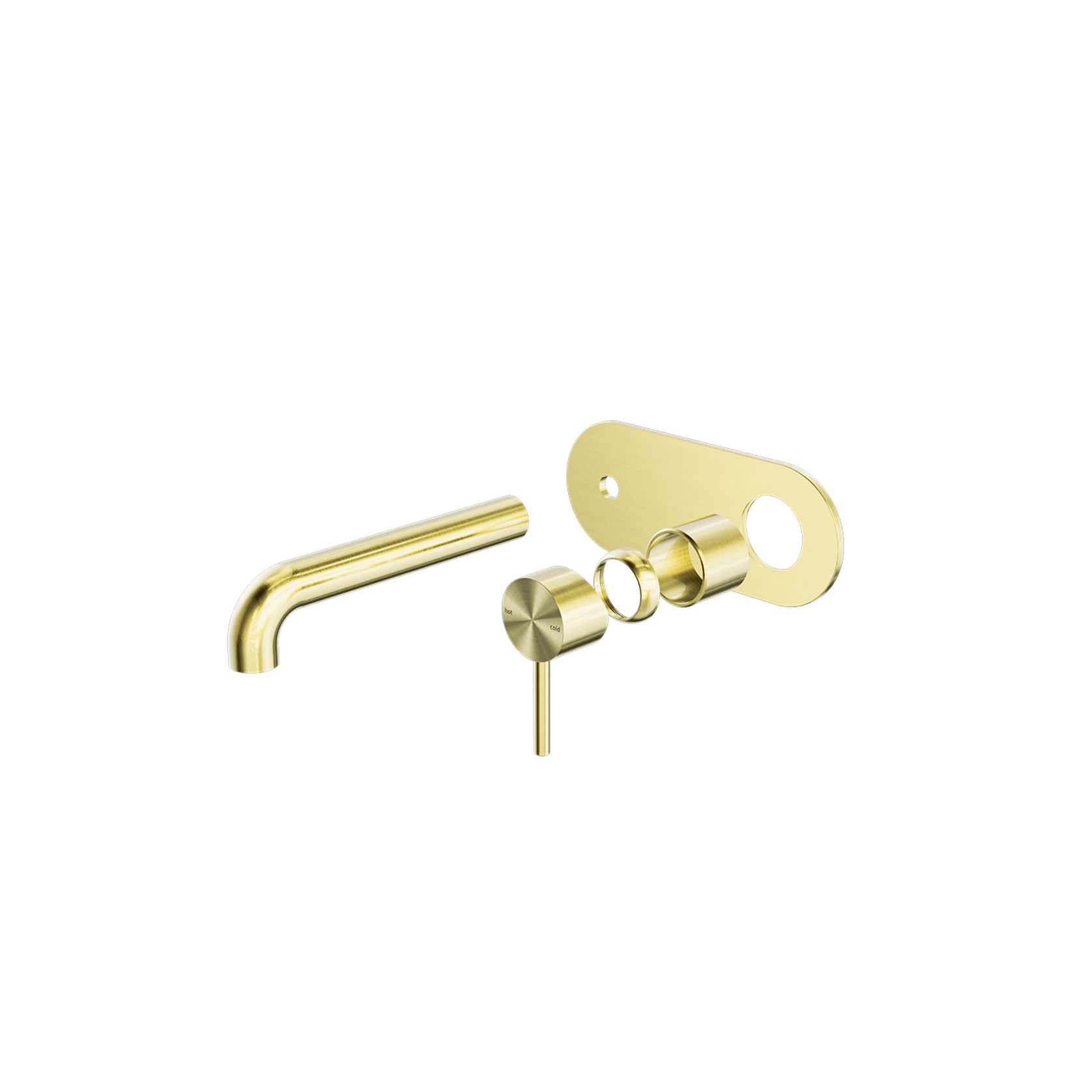 Zen SS316L Mixer 230mm Spout Trim Kits | Brushed Gold gallery detail image