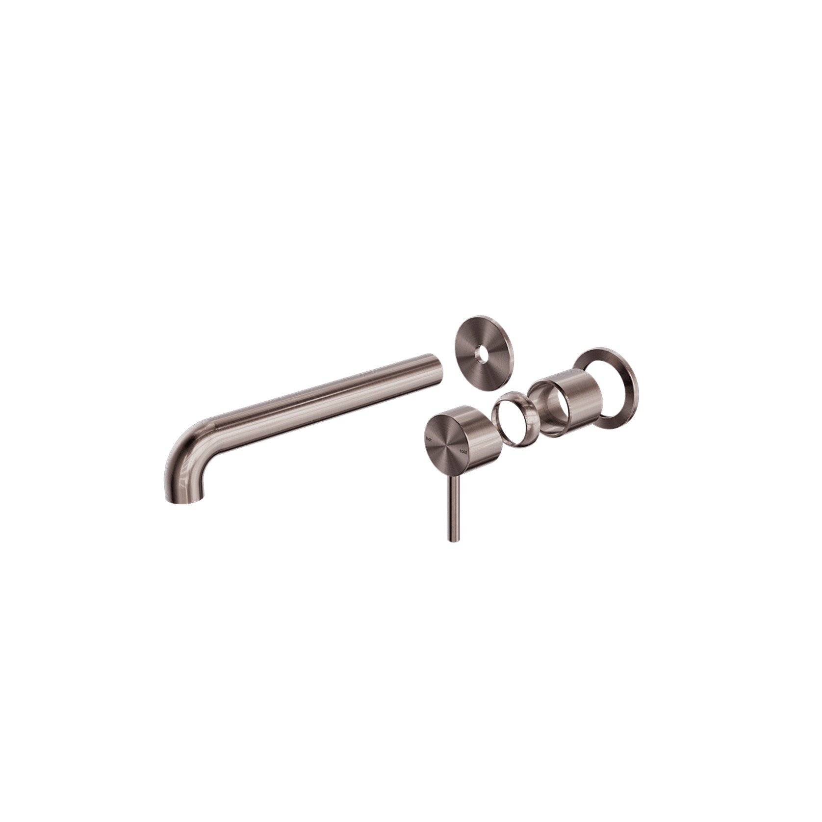 Zen SS316L Wall Basin/Bath Mixer Separate Back Plate 23 gallery detail image