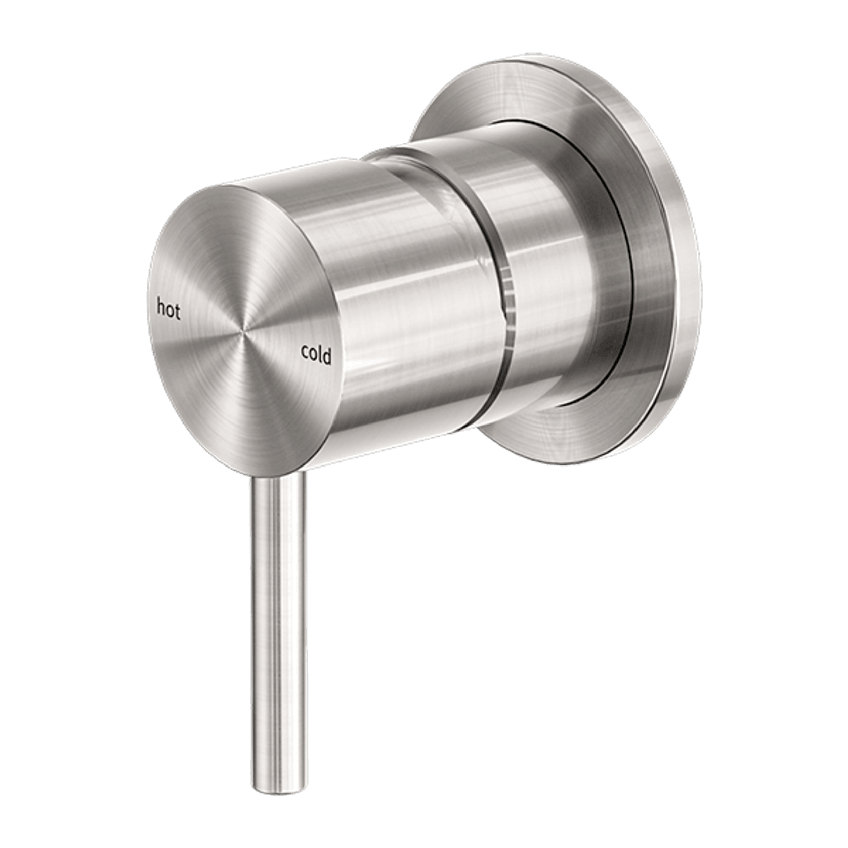 Zen SS316L Shower Mixer | Brushed Nickel gallery detail image