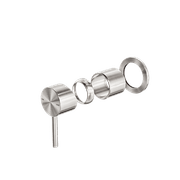 Zen SS316L Shower Mixer Trim Kits | Brushed Nickel gallery detail image