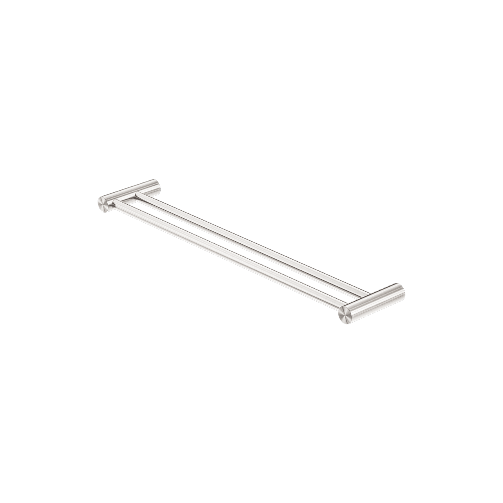Zen SS316L Double Towel Rail 800mm | Brushed Nickel gallery detail image