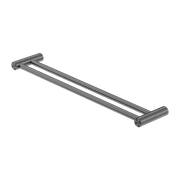 Zen SS316L Double Towel Rail 800mm | Graphite gallery detail image